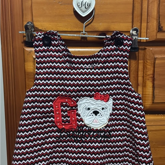Hand Crafted Other - Black and White Chevron UGA Appliqué Accessory.